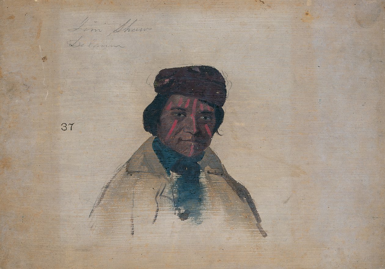 Jim Shaw, Delaware, 1837 da John Mix Stanley