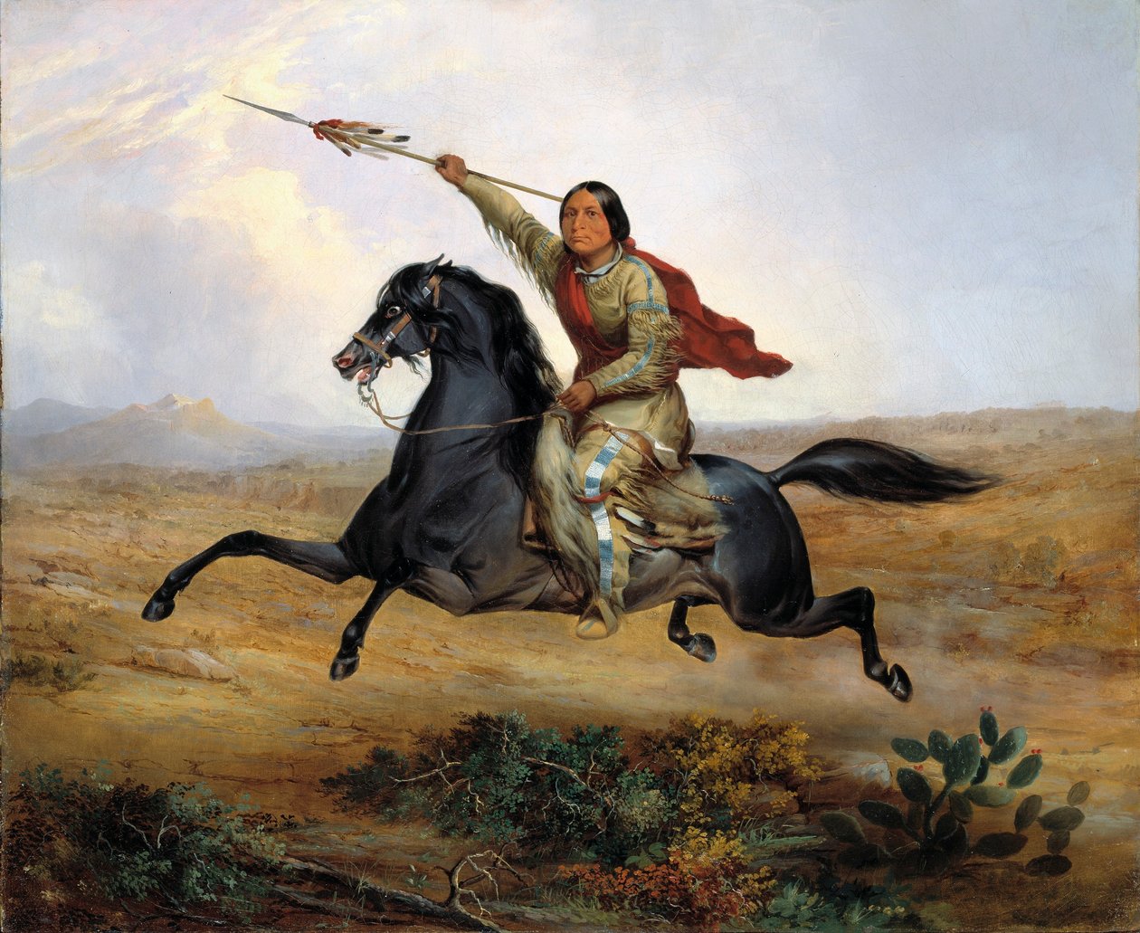 Ko-rak-koo-kiss, a Towoccono Warrior da John Mix Stanley
