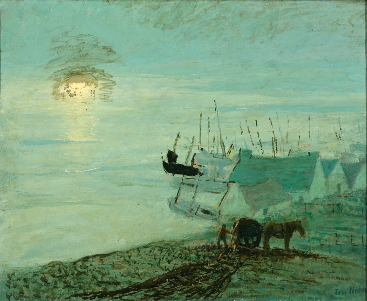Scena di spiaggia, ca. 1910 da John Noble