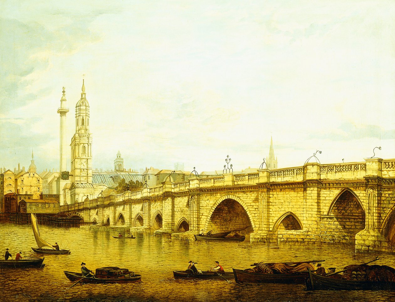 Una Vista del Ponte di Londra da John Paul