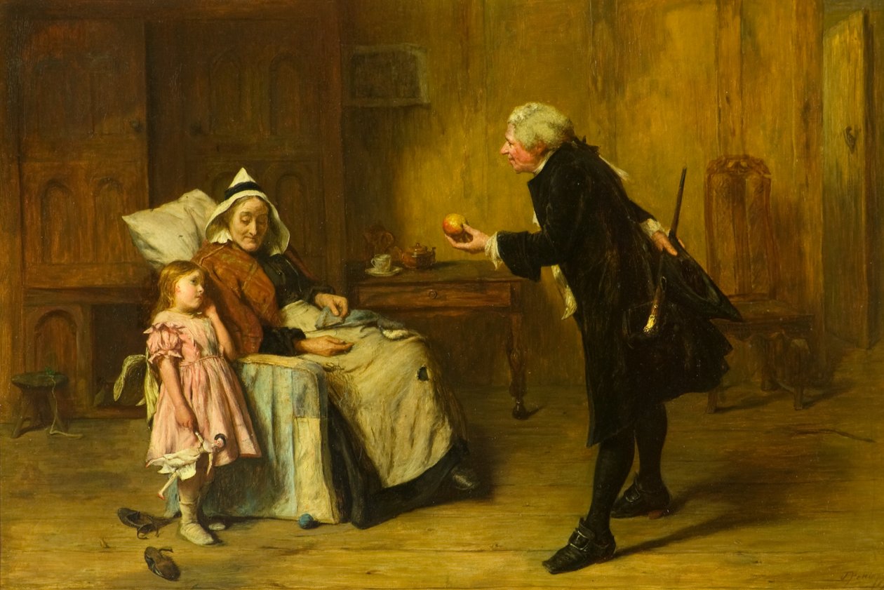 La visita del dottore da John Pettie