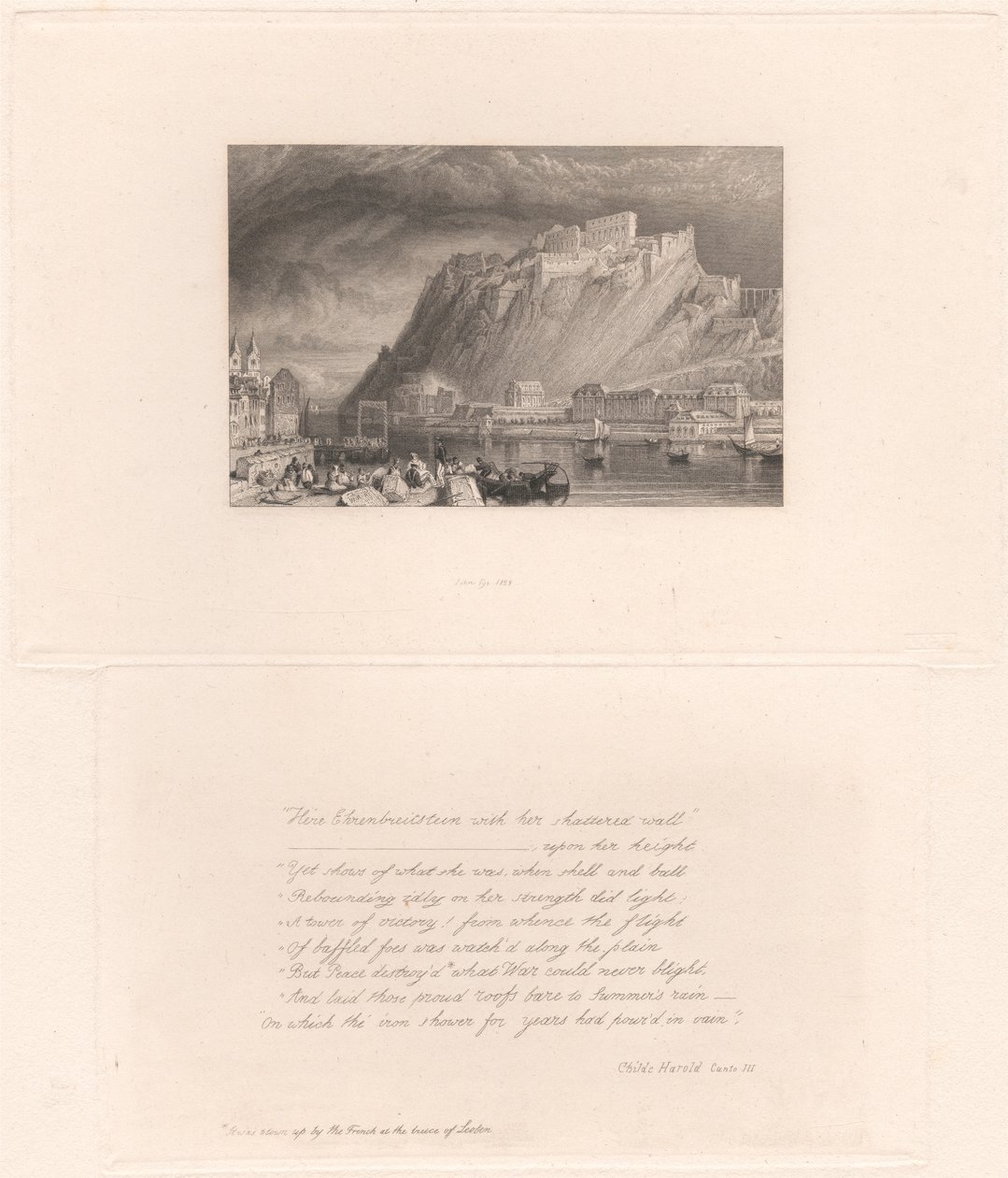 Ehrenbreitstein da John Pye