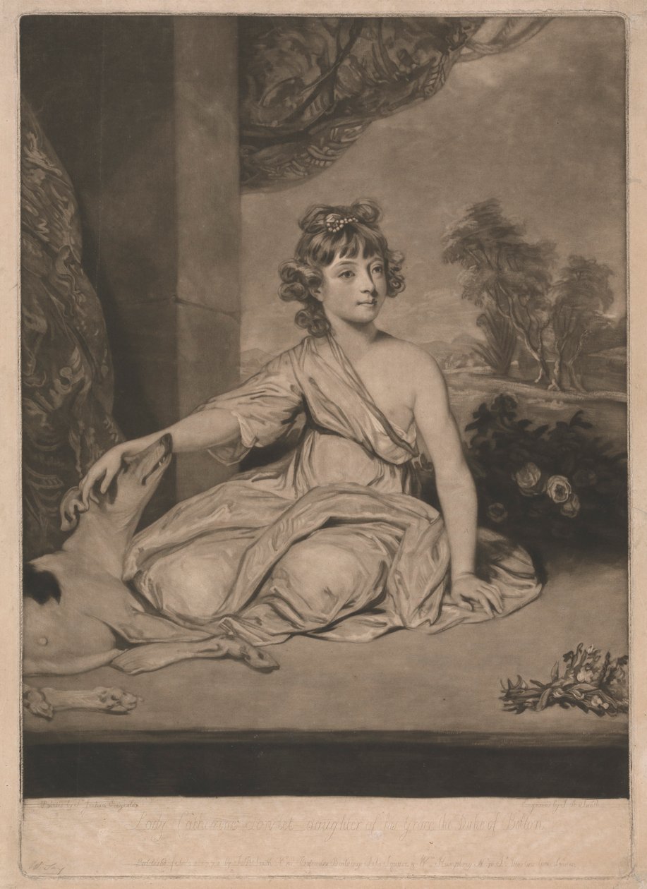 Lady Catherine Powlet da John Raphael Smith