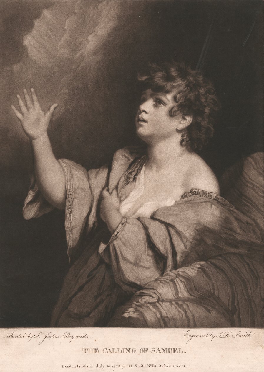 La chiamata di Samuele da John Raphael Smith