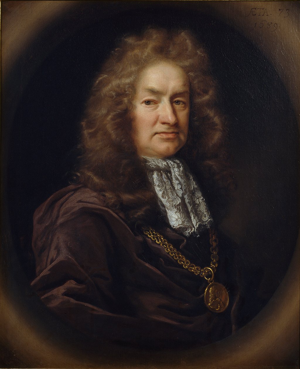 Elias Ashmole, 1687 da John Riley