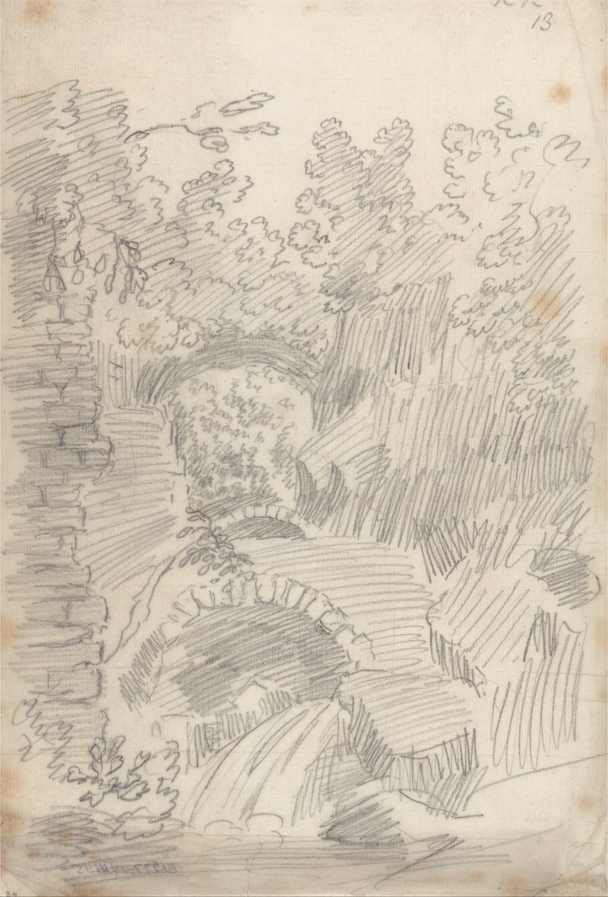 Un burrone roccioso da John Robert Cozens