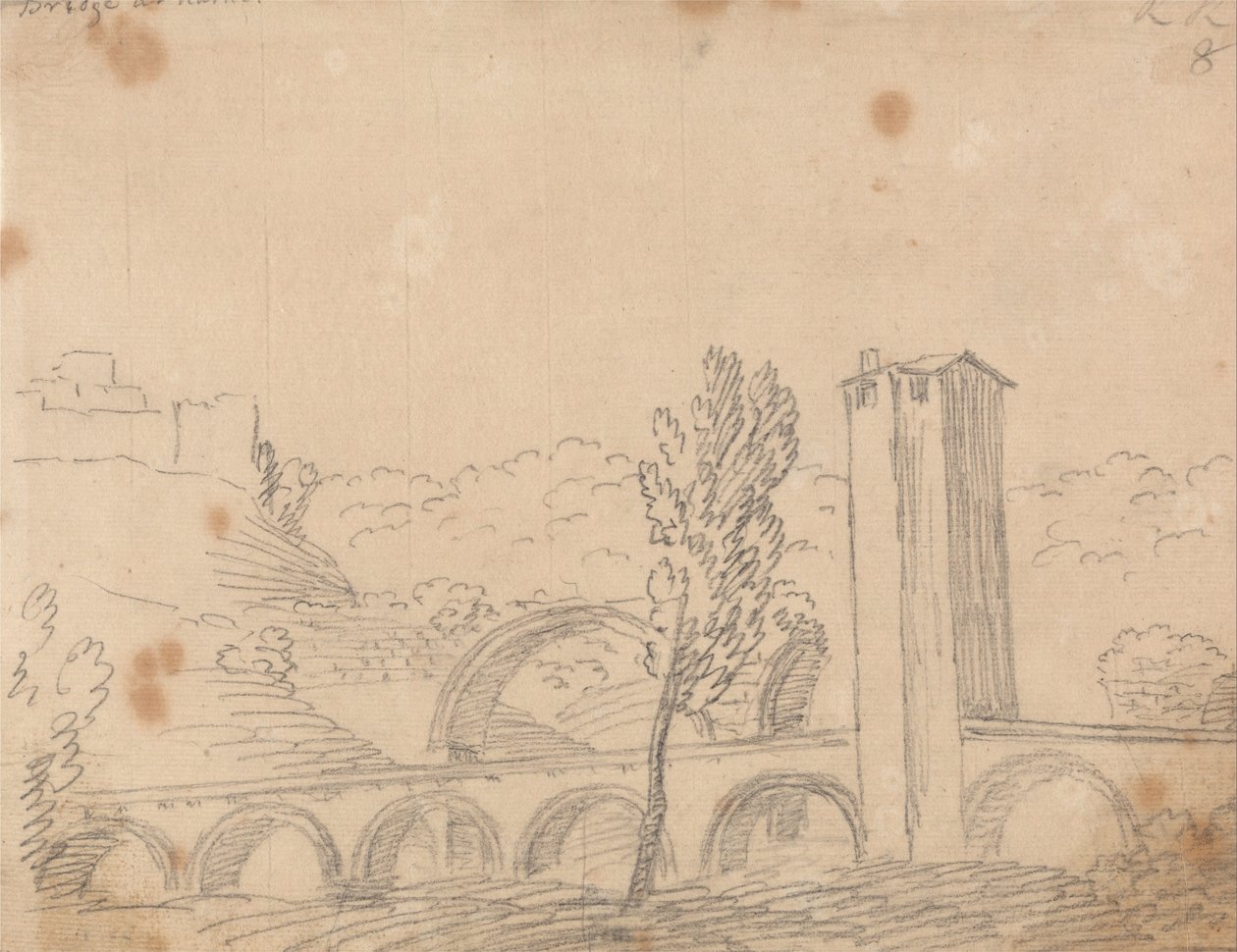 Ponte di Narni da John Robert Cozens