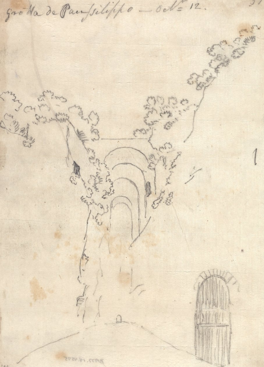 Grotto di Posillipo da John Robert Cozens