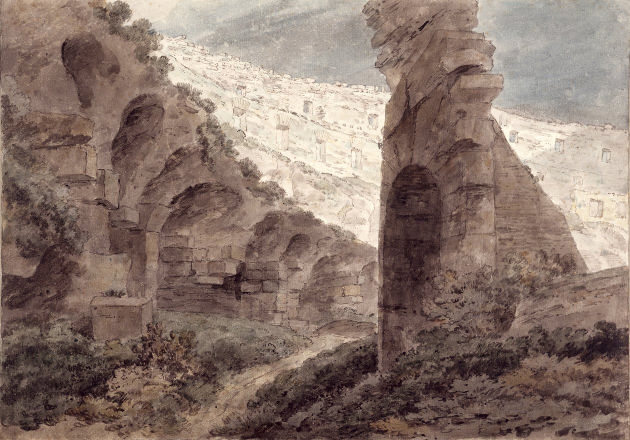 Interno del Colosseo, 1778 da John Robert Cozens