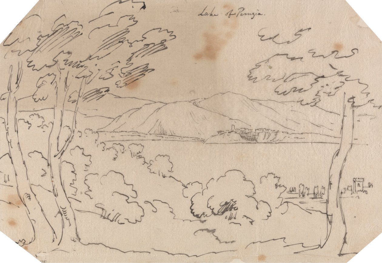 Lago di Perugia da John Robert Cozens