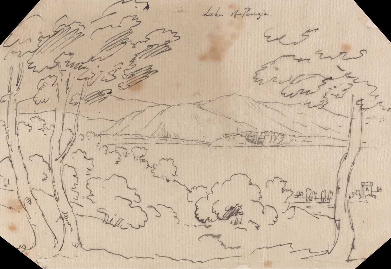 Lago di Perugia da John Robert Cozens
