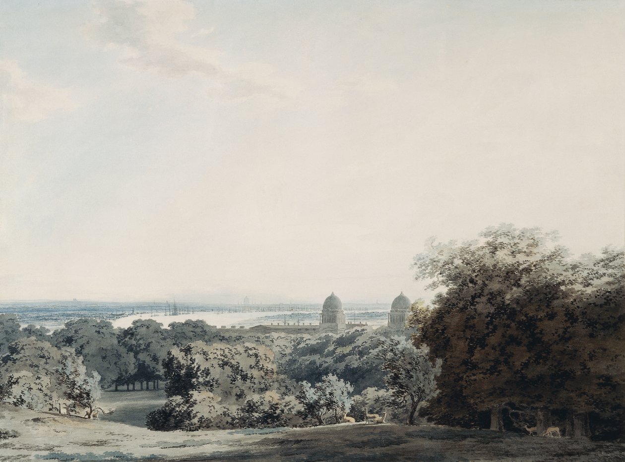 Londra da Greenwich Hill da John Robert Cozens