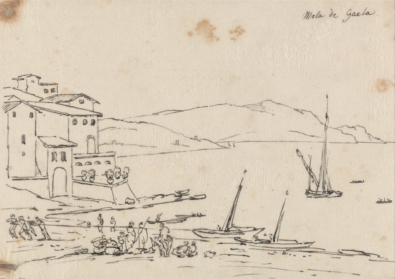 Mola di Gaeta da John Robert Cozens