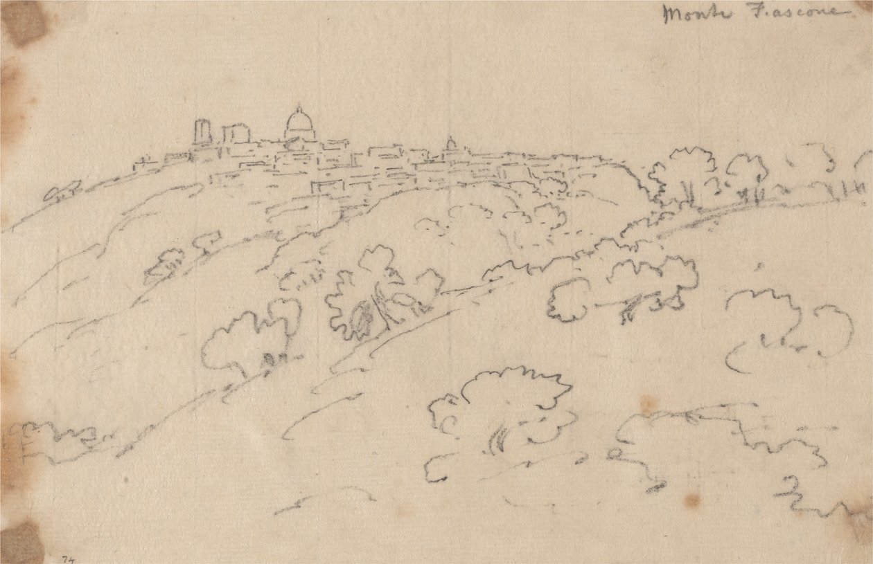 Monte Fiascone da John Robert Cozens