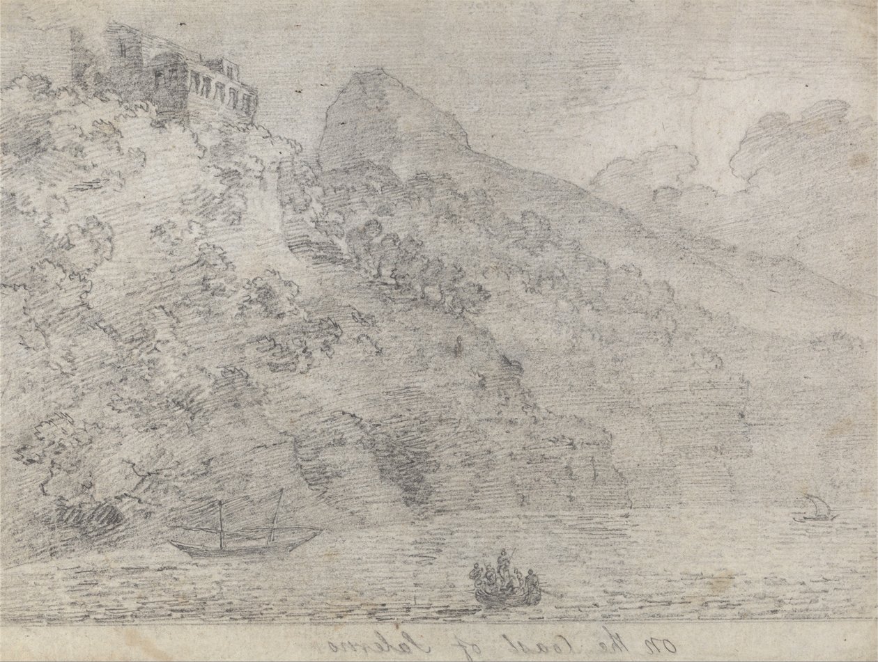 Sulla costa di Salerno da John Robert Cozens