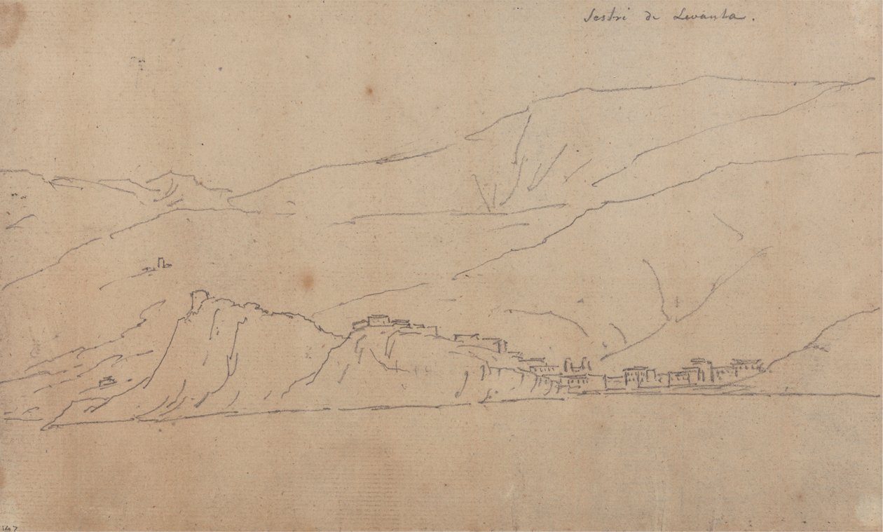 Sestri di Levante da John Robert Cozens