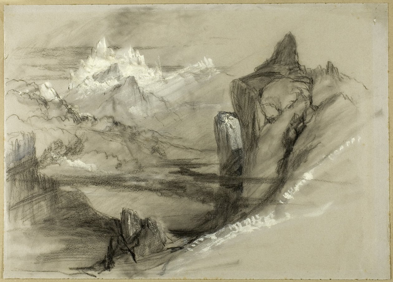 Paesaggio montano da John Ruskin