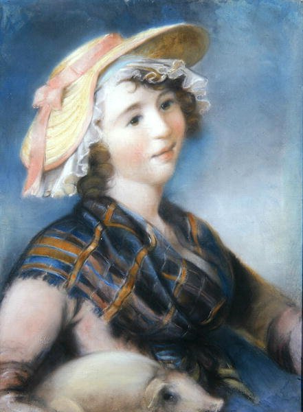Ragazza con maiale da John Russell