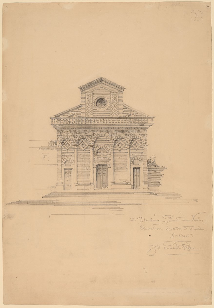San Andrea, Pistoia da John Russell Pope