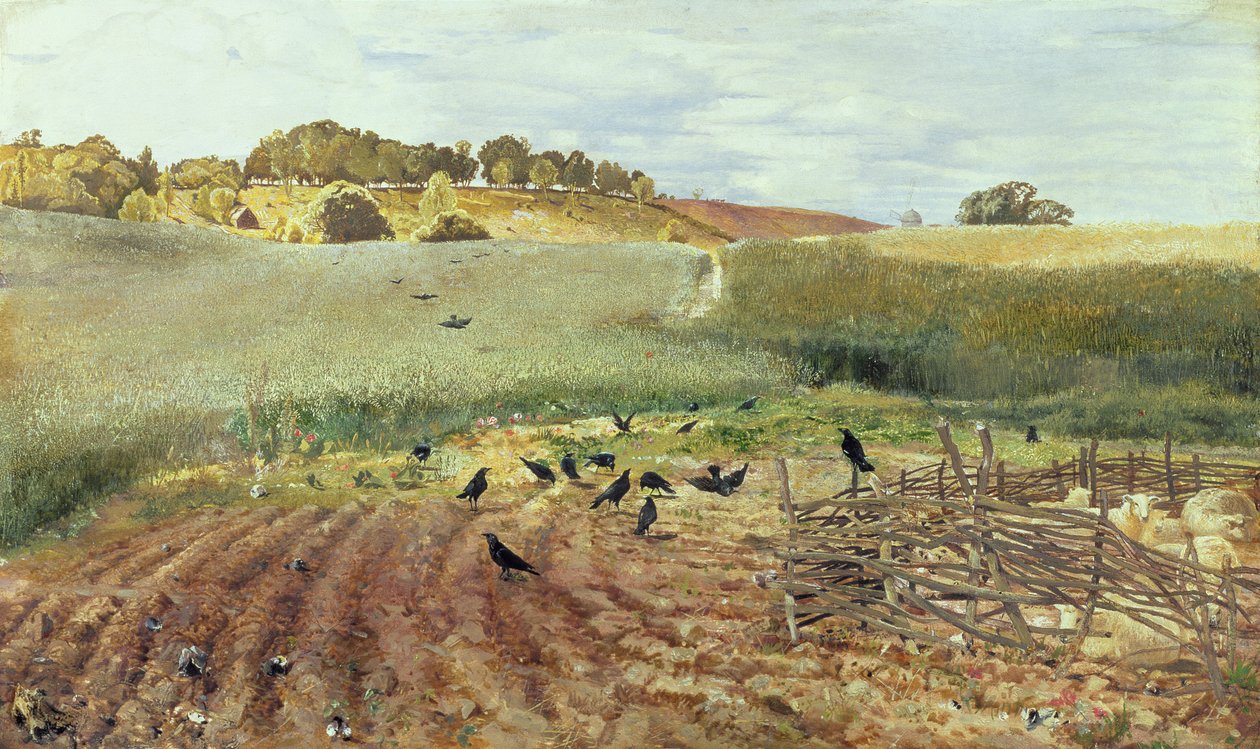 Il parlamento delle cornacchie, 1858 da John Samuel Raven