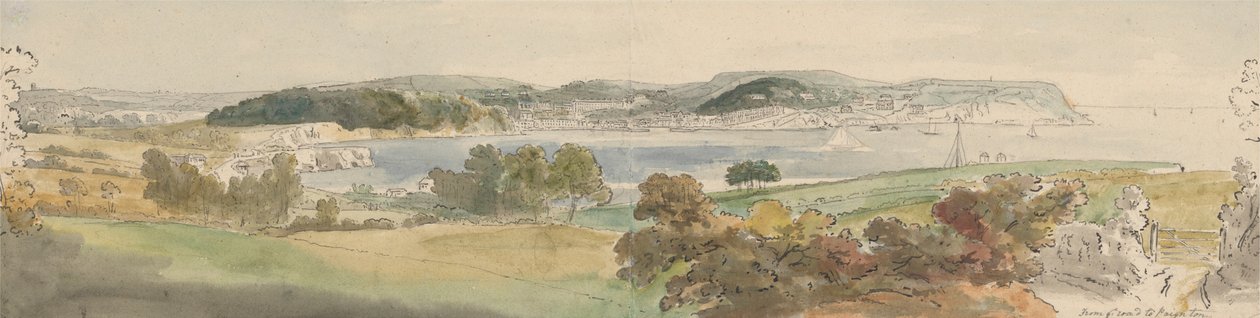 Torquay dalla strada di Paignton da John Sanders