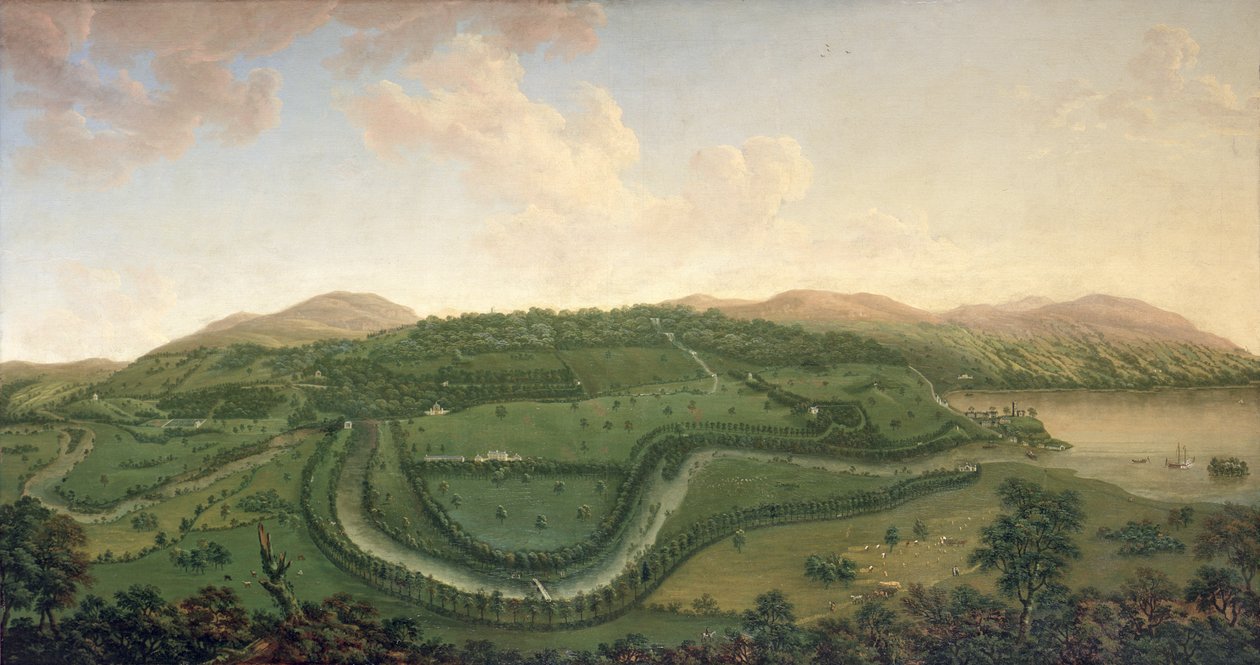 Taymouth dal nord, 1755 da John Sanger