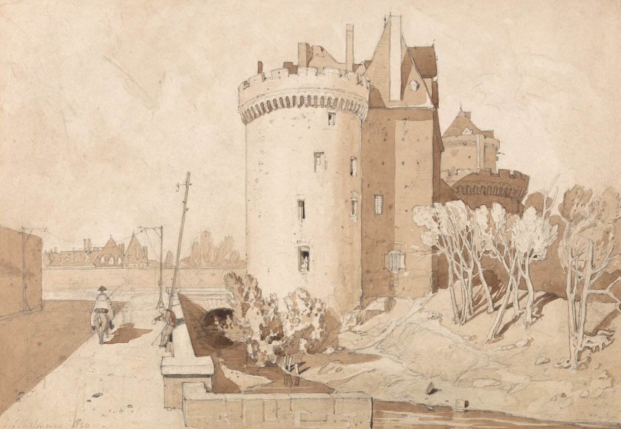 Castello di Alencon da John Sell Cotman