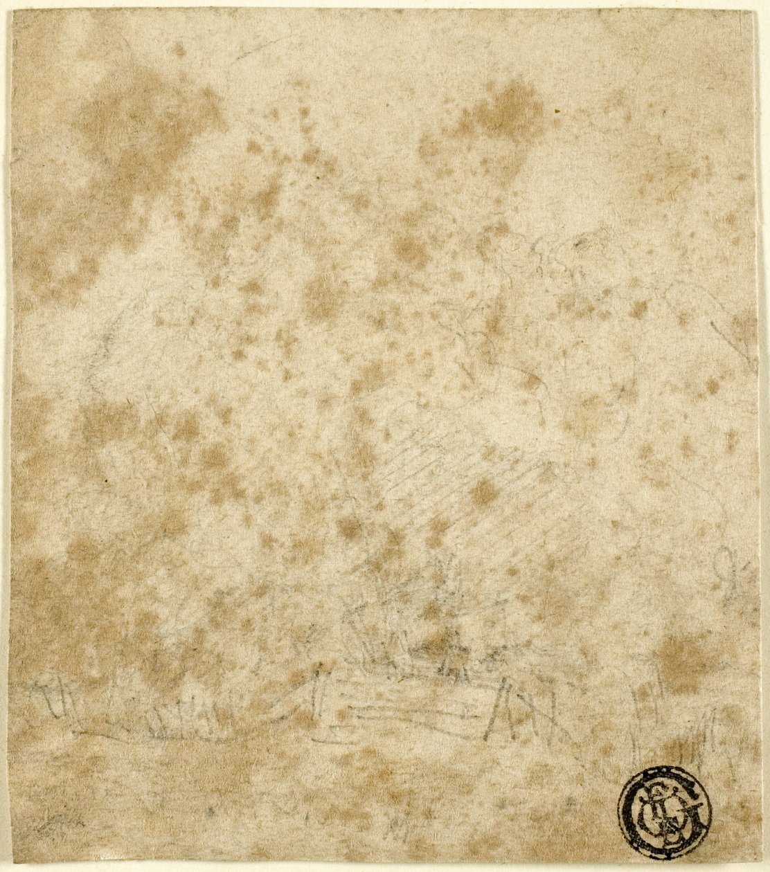 Schizzo illeggibile da John Sell Cotman