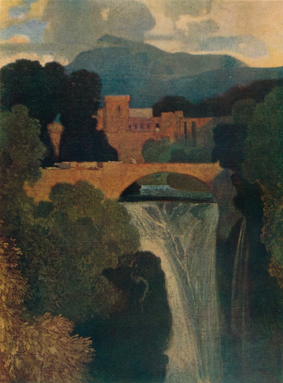 La Cascata, c1807, 1923 da John Sell Cotman