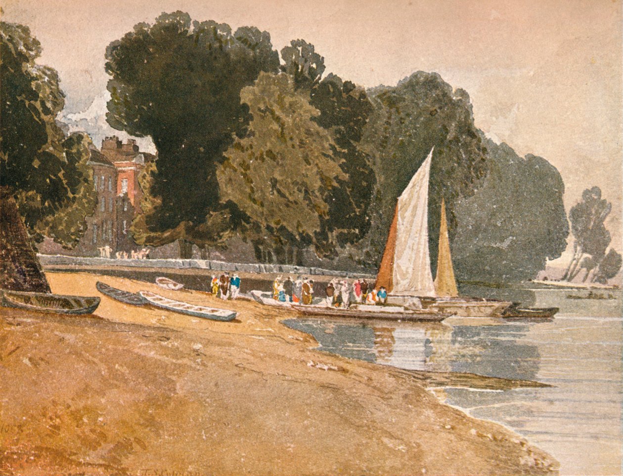 Twickenham, c1808 da John Sell Cotman