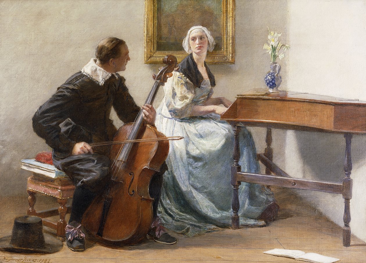 Una Domanda Inaspettata, 1922 da John Seymour Lucas