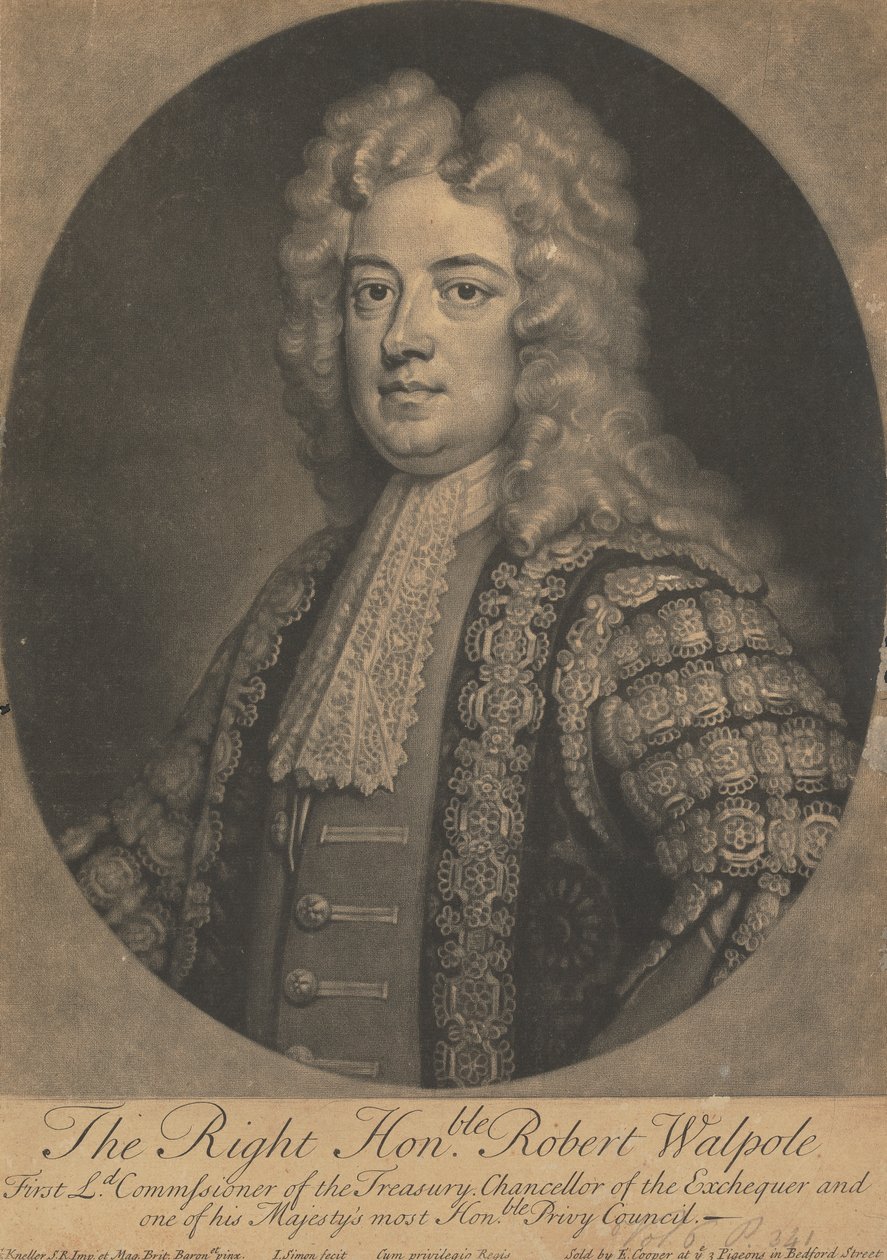 Sir Robert Walpole da John Simon