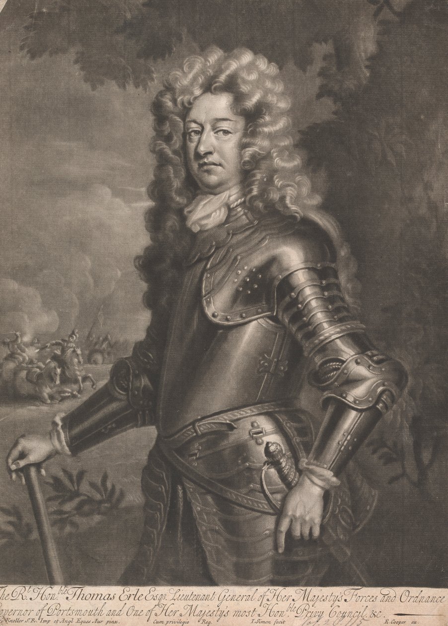 Sir Thomas Erle Esqr. da John Simon