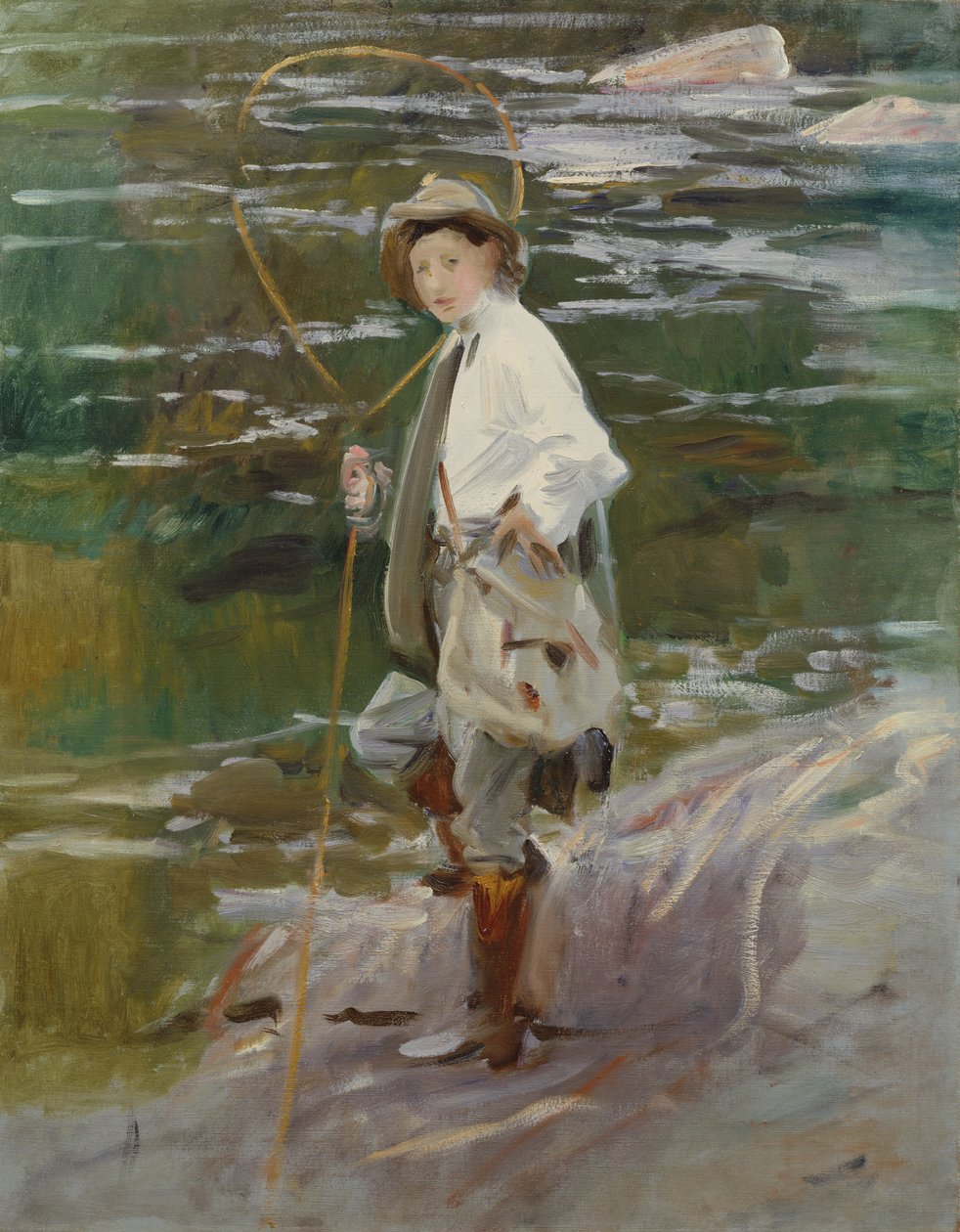 Un Giovane Pescatore di Salmoni, 1901 da John Singer Sargent