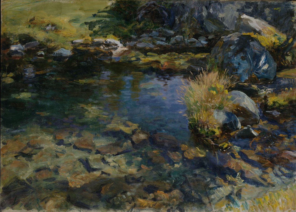Piscina alpina da John Singer Sargent