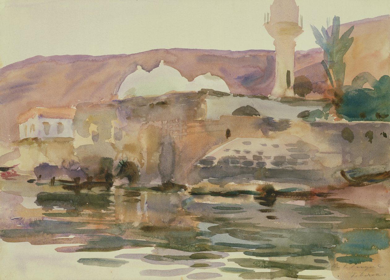 Lago di Tiberiade da John Singer Sargent