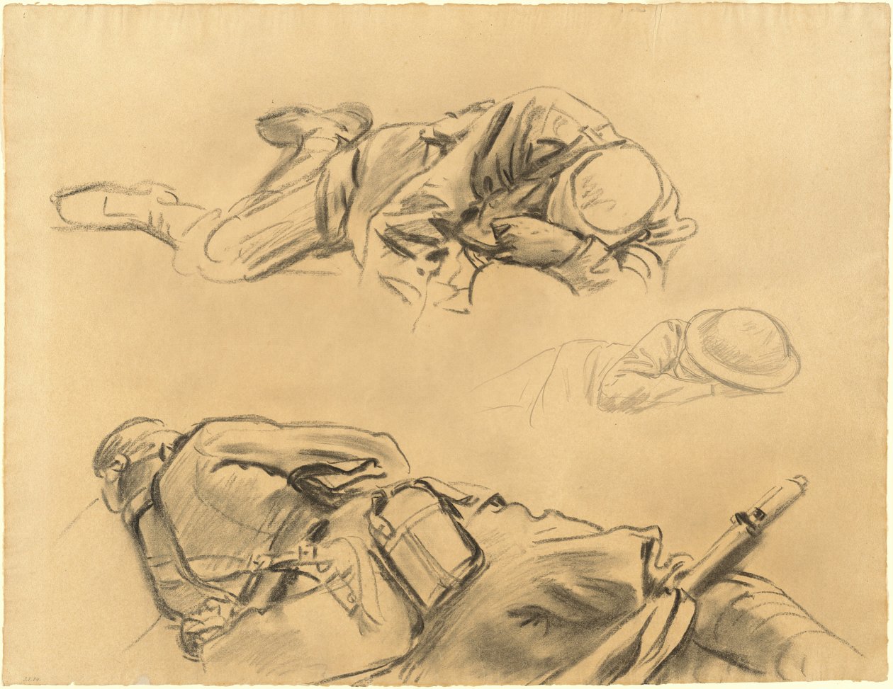 Studi per "Gassed" da John Singer Sargent