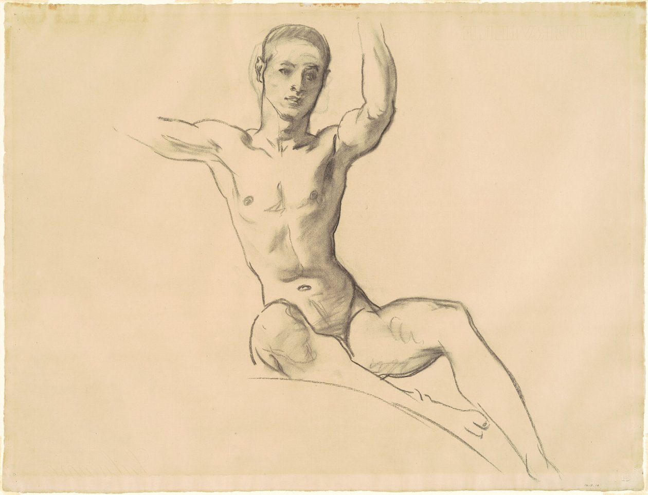 Studio per Figura sopra "Musica" da John Singer Sargent