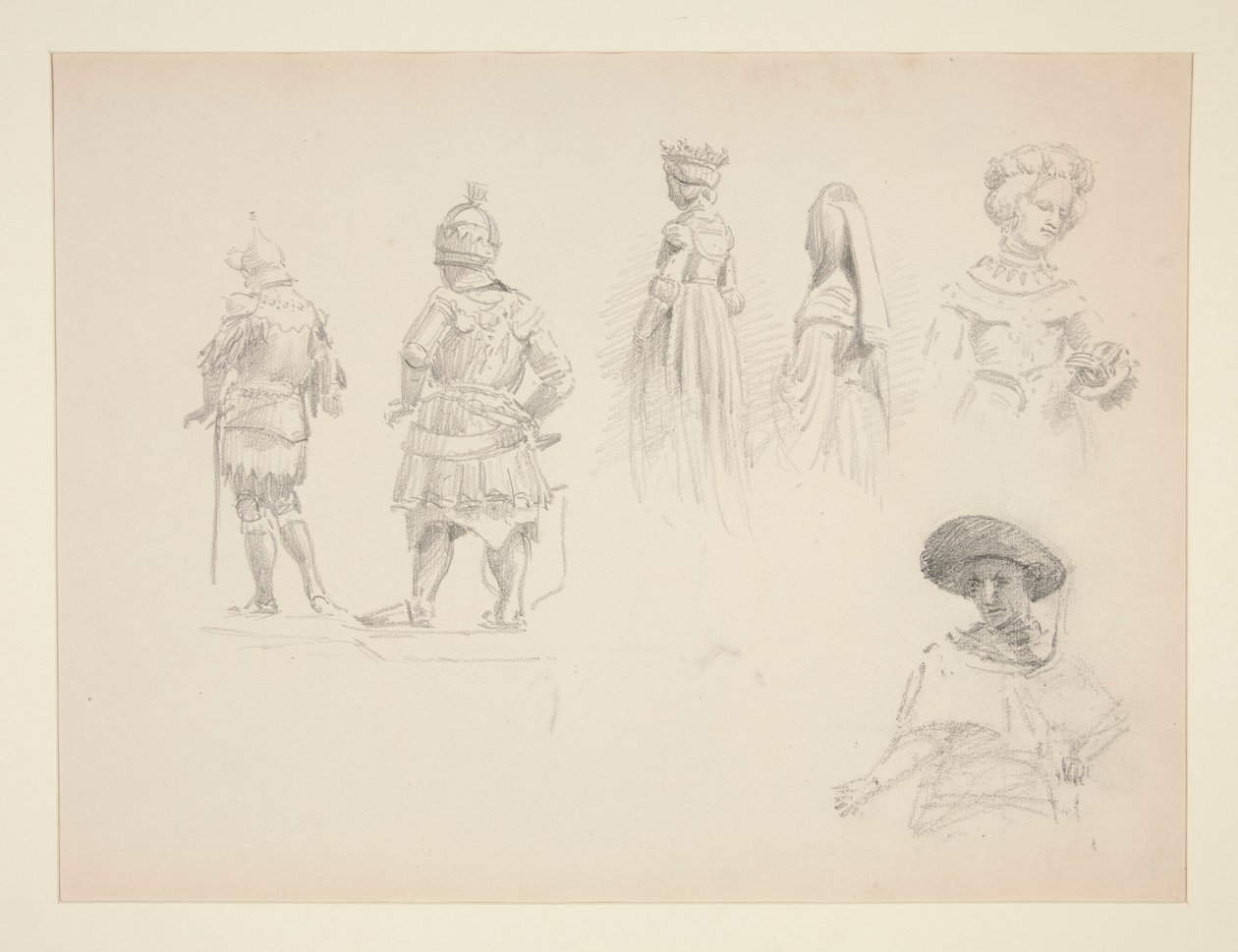 Studio di sei figure da John Singer Sargent