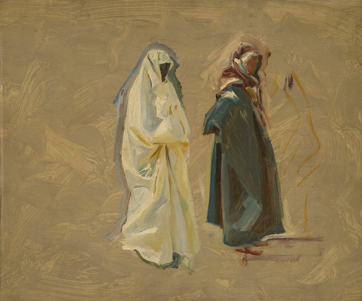 Studio di due beduini, 1905-1906 da John Singer Sargent