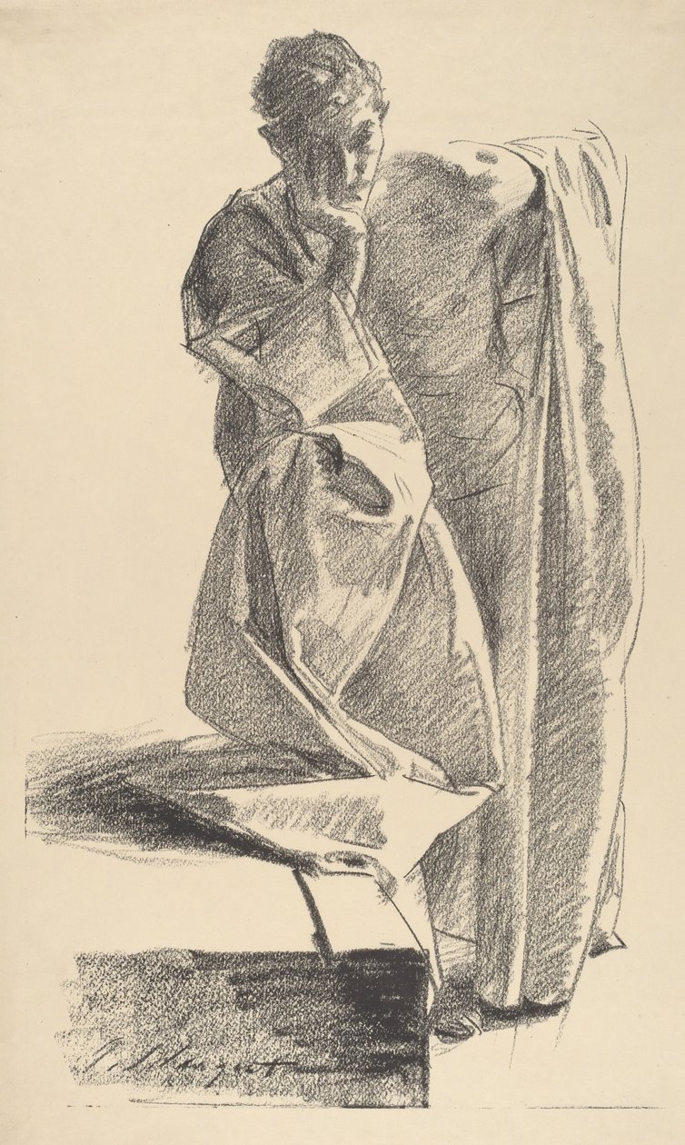 Studio di un giovane uomo da John Singer Sargent