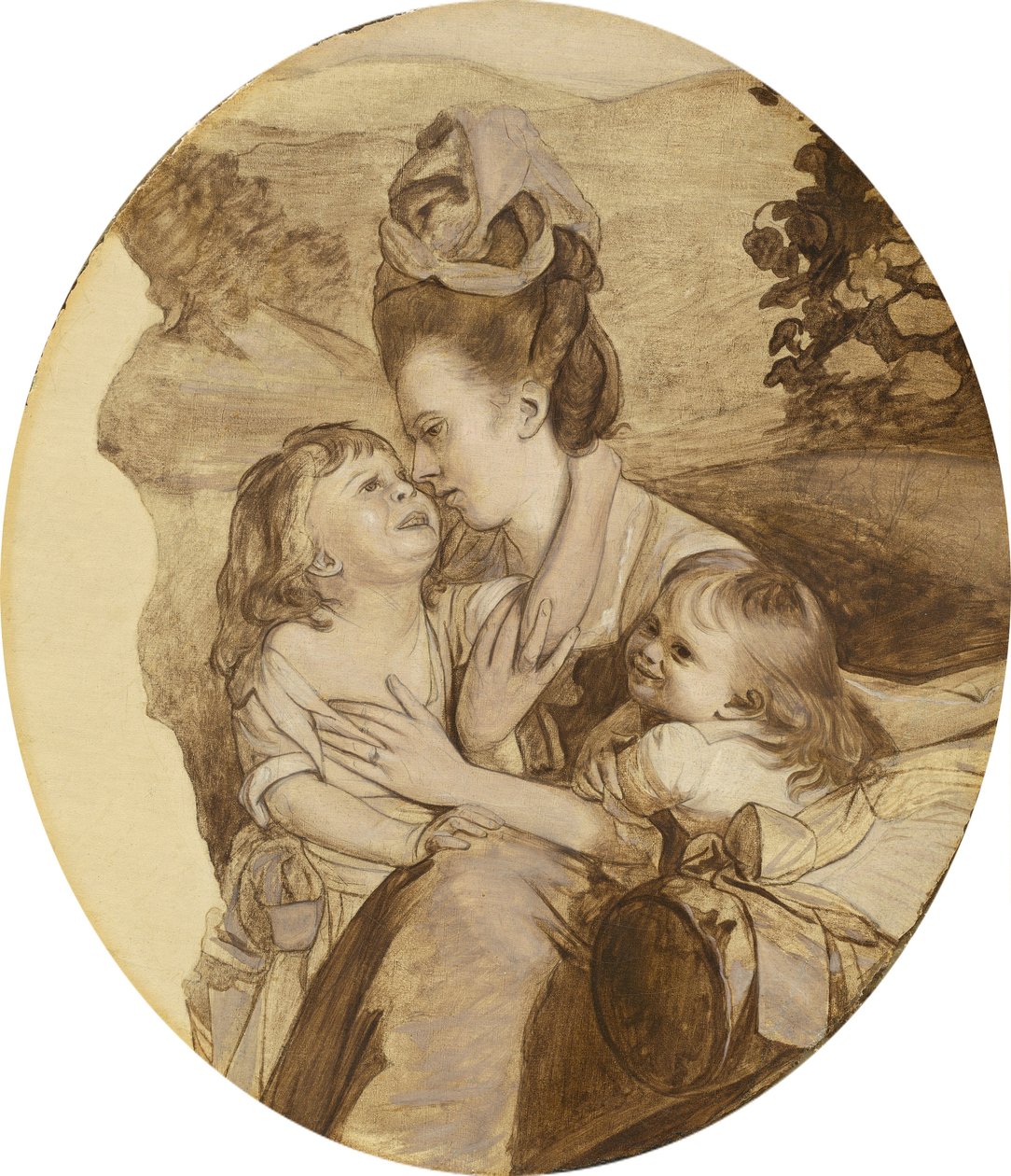 Schizzo per La famiglia Copley da John Singleton Copley