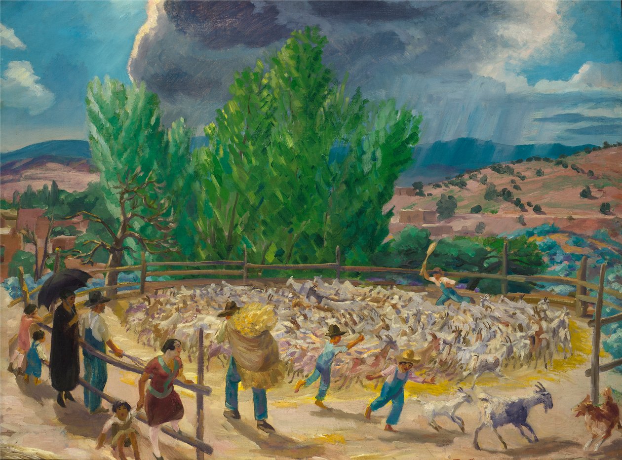 Aia, Santa Fe da John French Sloan