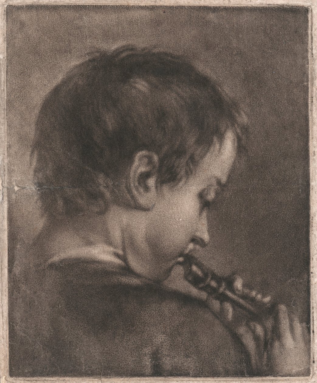 Ragazzo che suona il flauto da John Smith