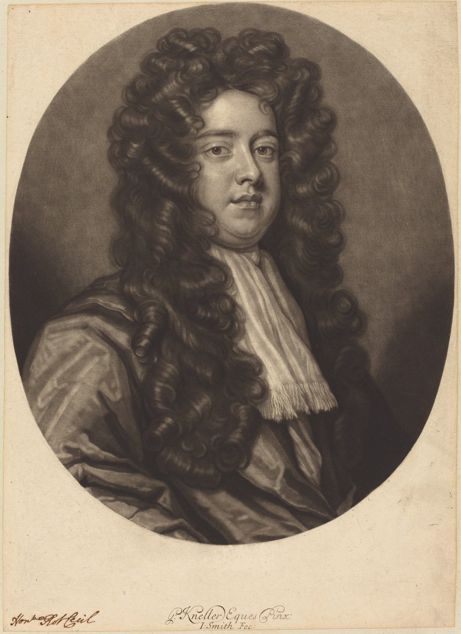 Robert Cecil da John Smith after Sir Godfrey Kneller