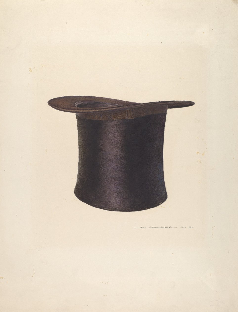 Cappello di seta alto da John Swientochowski
