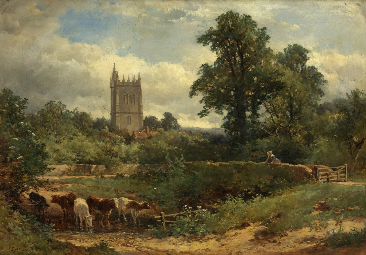 Chiesa di Bitton da John Syer