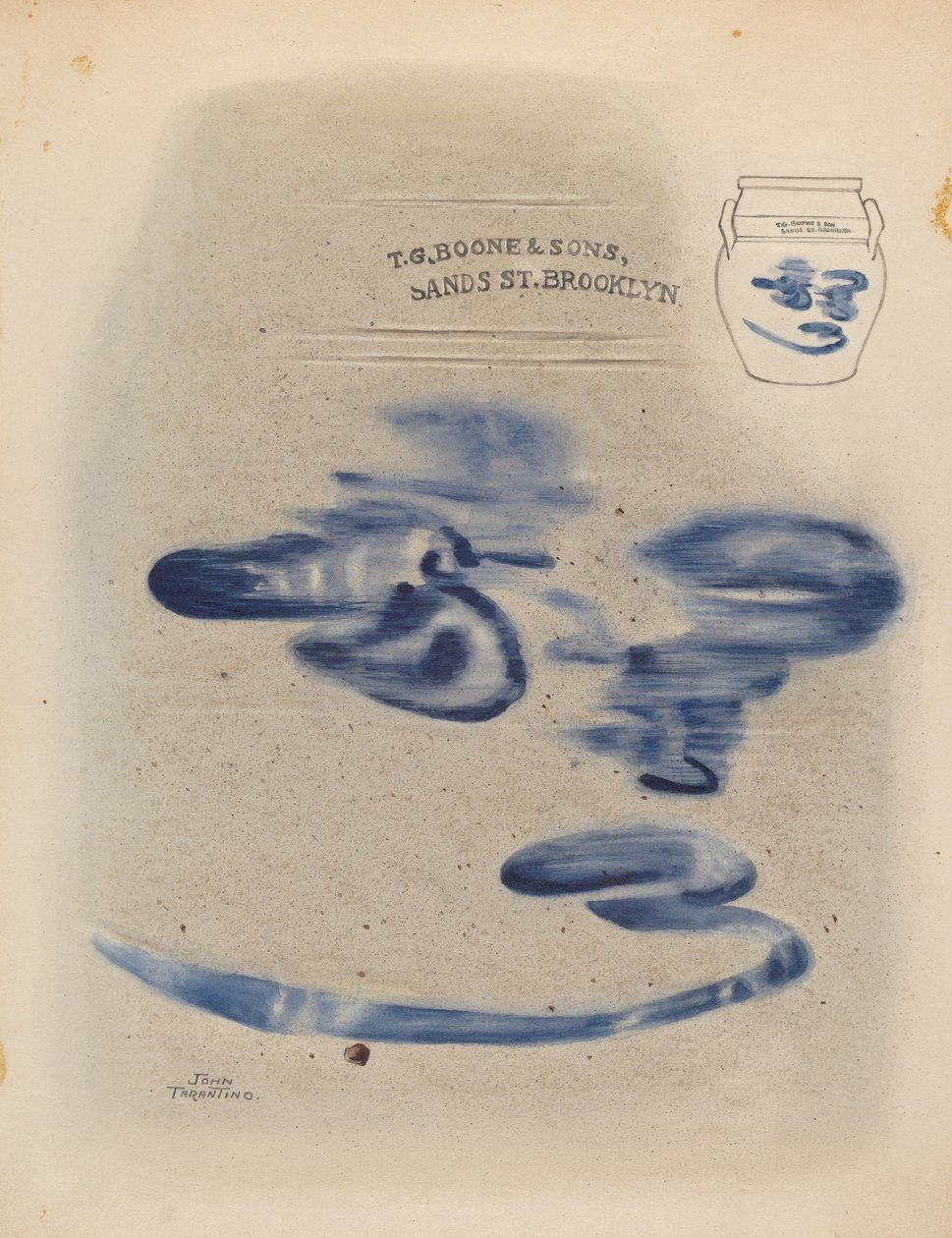 Vaso, probabilmente 1937-1938 da John Tarantino