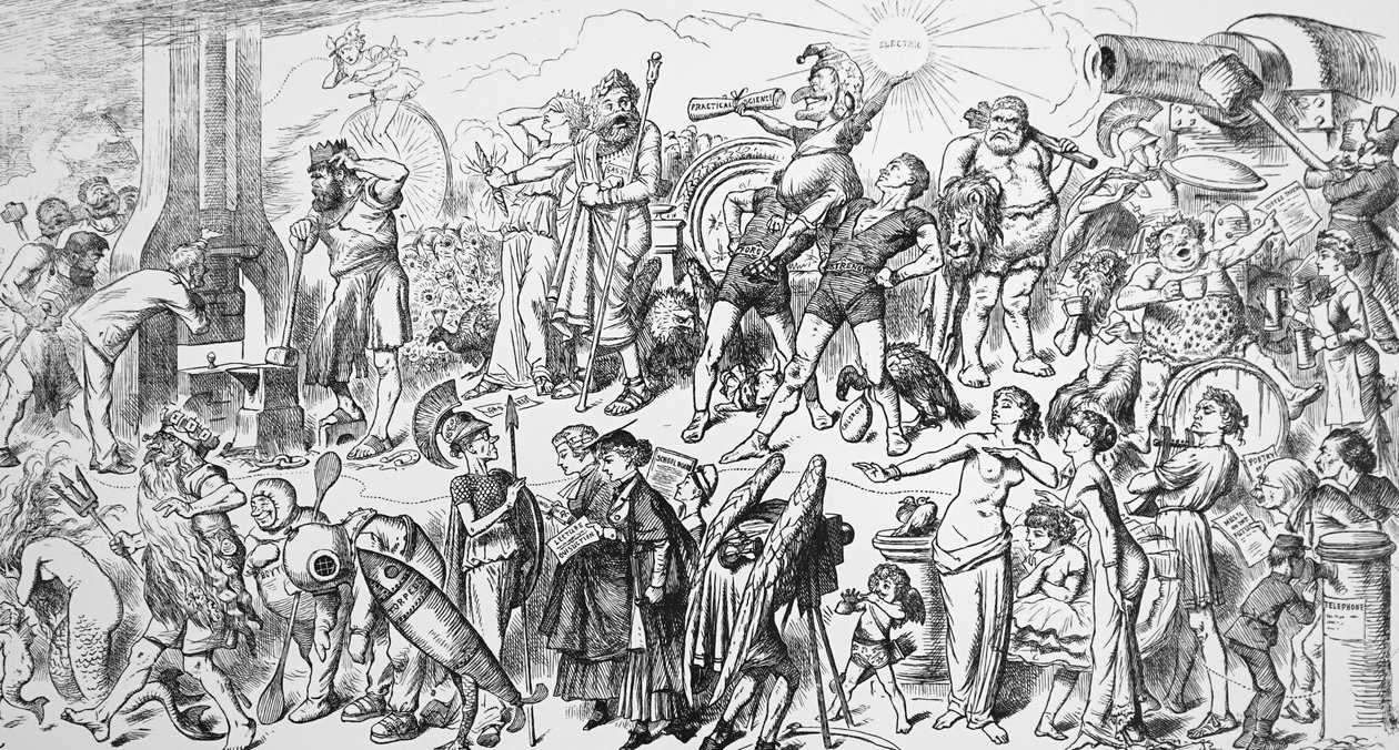 La scienza applicata conquista tutto da John Tenniel