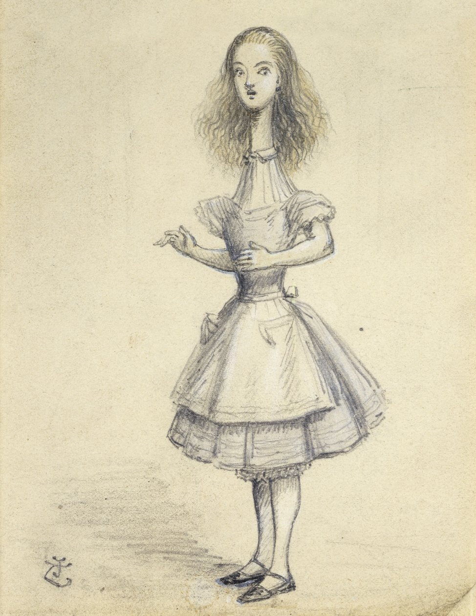 "Curioser and Curioser" da John Tenniel